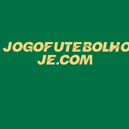 Logo da JOGOFUTEBOLHOJE